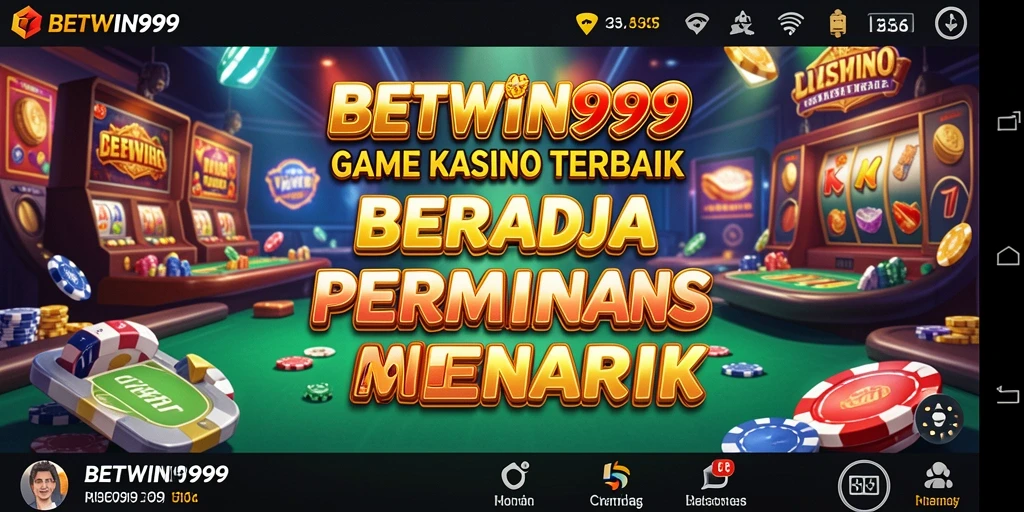 Screenshot gameplay menunjukkan keseruan bermain di kasino.
