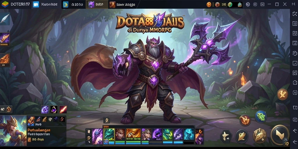 Tampilan gameplay DOTA88 yang menakjubkan dengan aksi pertempuran seru.