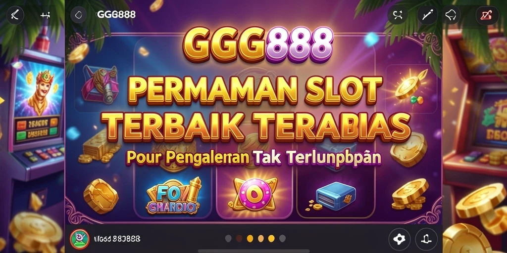Gameplay Slot GGG888 yang memukau dengan animasi yang menarik.