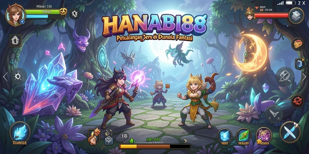 Tangkapan layar dari gameplay HANABI88 yang menampilkan petualangan menegangkan.