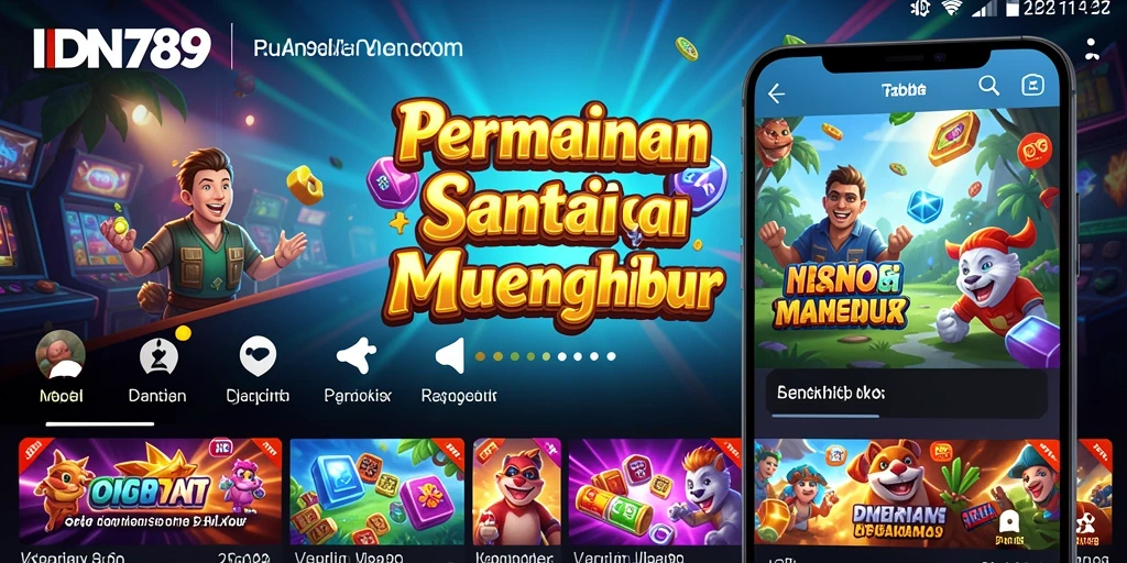 Tampilan gameplay IDN789 yang mengasyikkan dan penuh warna.