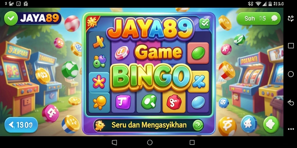 Screenshot JAYA89 menampilkan gameplay seru Bingo dengan banyak pemain.