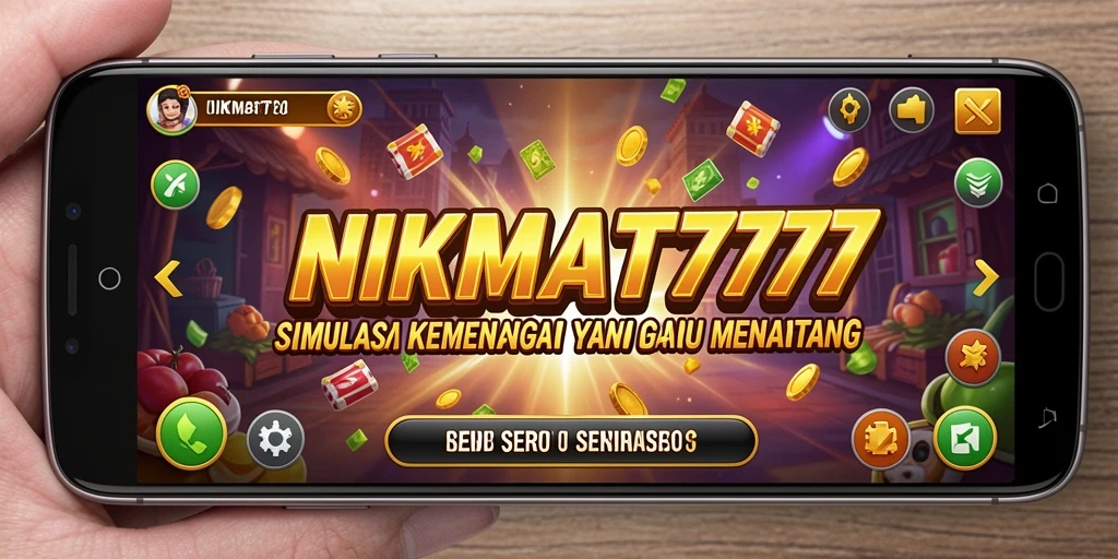 Tampilan menarik dari gameplay simulasi NIKMAT777.