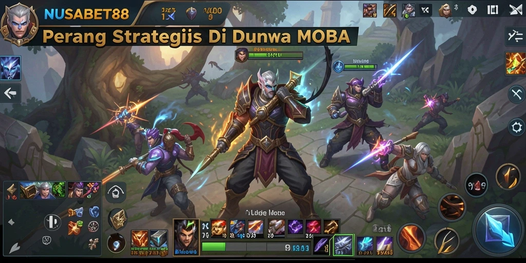 Tampilan seru dari gameplay dalam NUSABET88.