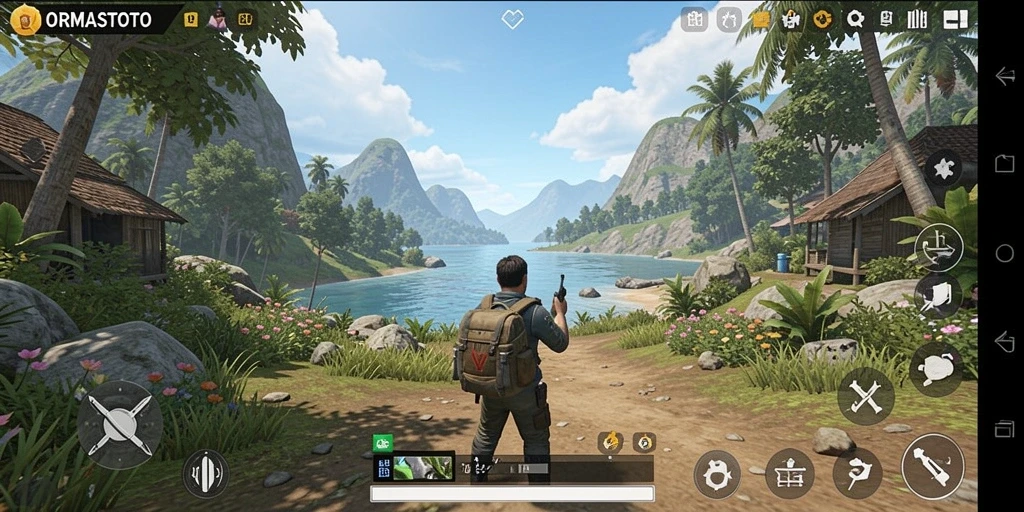 Screenshot menunjukkan momen gameplay yang seru dalam ORMASTOTO.