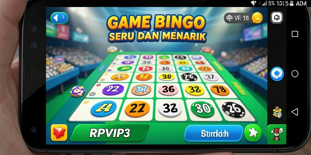 Tampilan gameplay menegangkan saat bermain Bingo di RPVIP3.