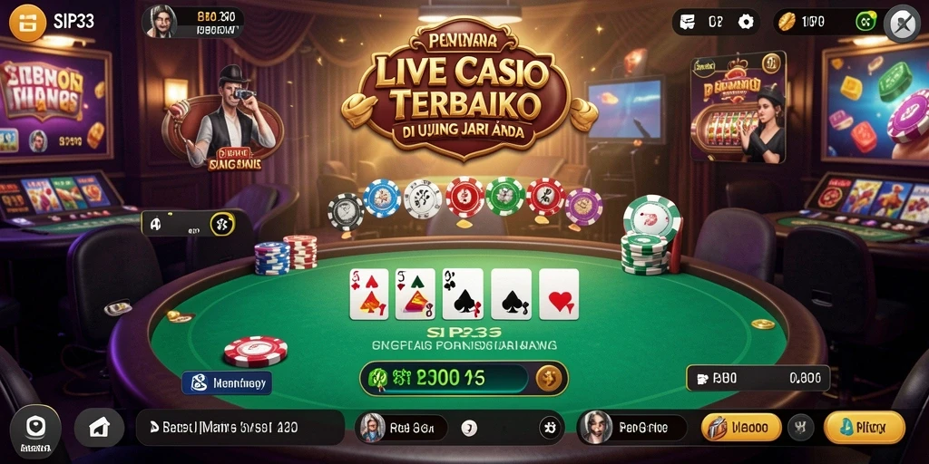 Gameplay Live Casino yang menarik dan interaktif di SIP33.