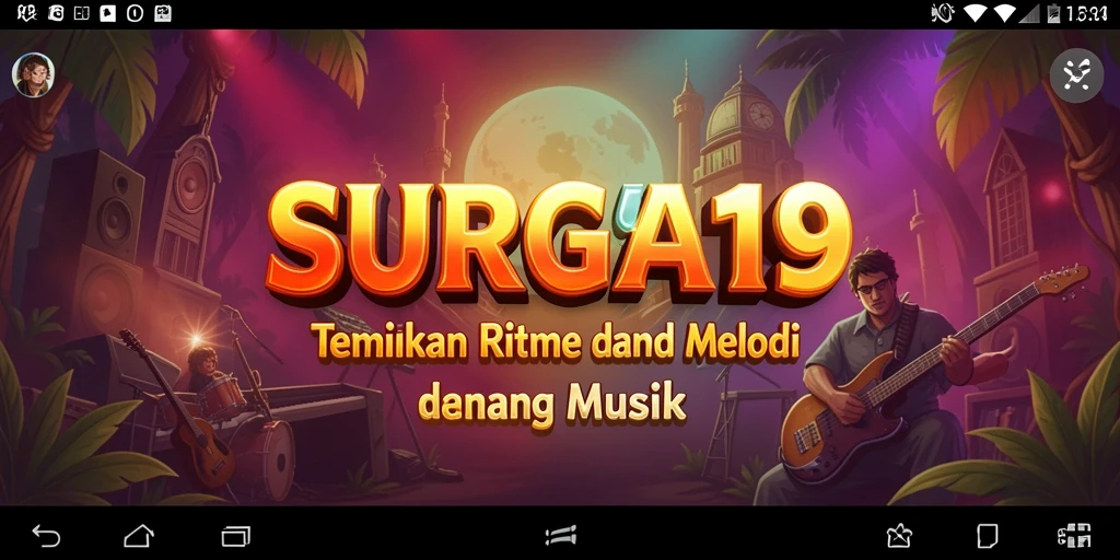Tampilan gameplay yang menarik dari aplikasi SURGA19.
