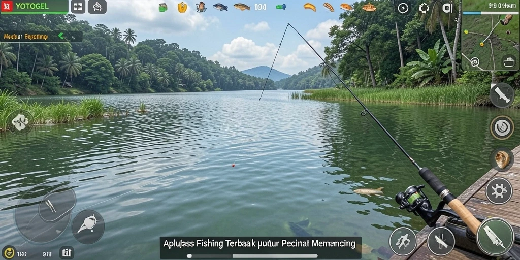 Screenshot utama YOTOGEL menampilkan gameplay Fishing yang menarik.